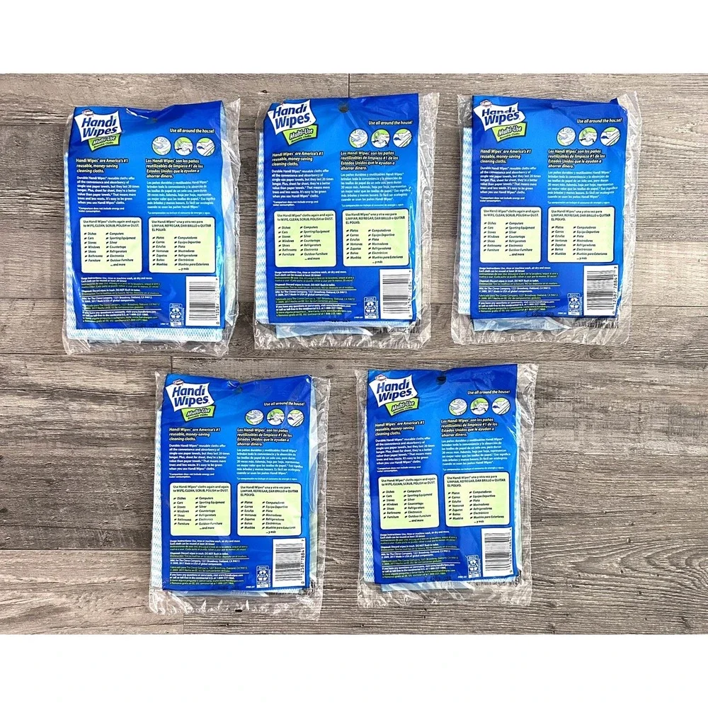 Clorox Handwipes Multipurpose Reusable Cloths‎ Cleaning Towels 5 Pack 15 Total
